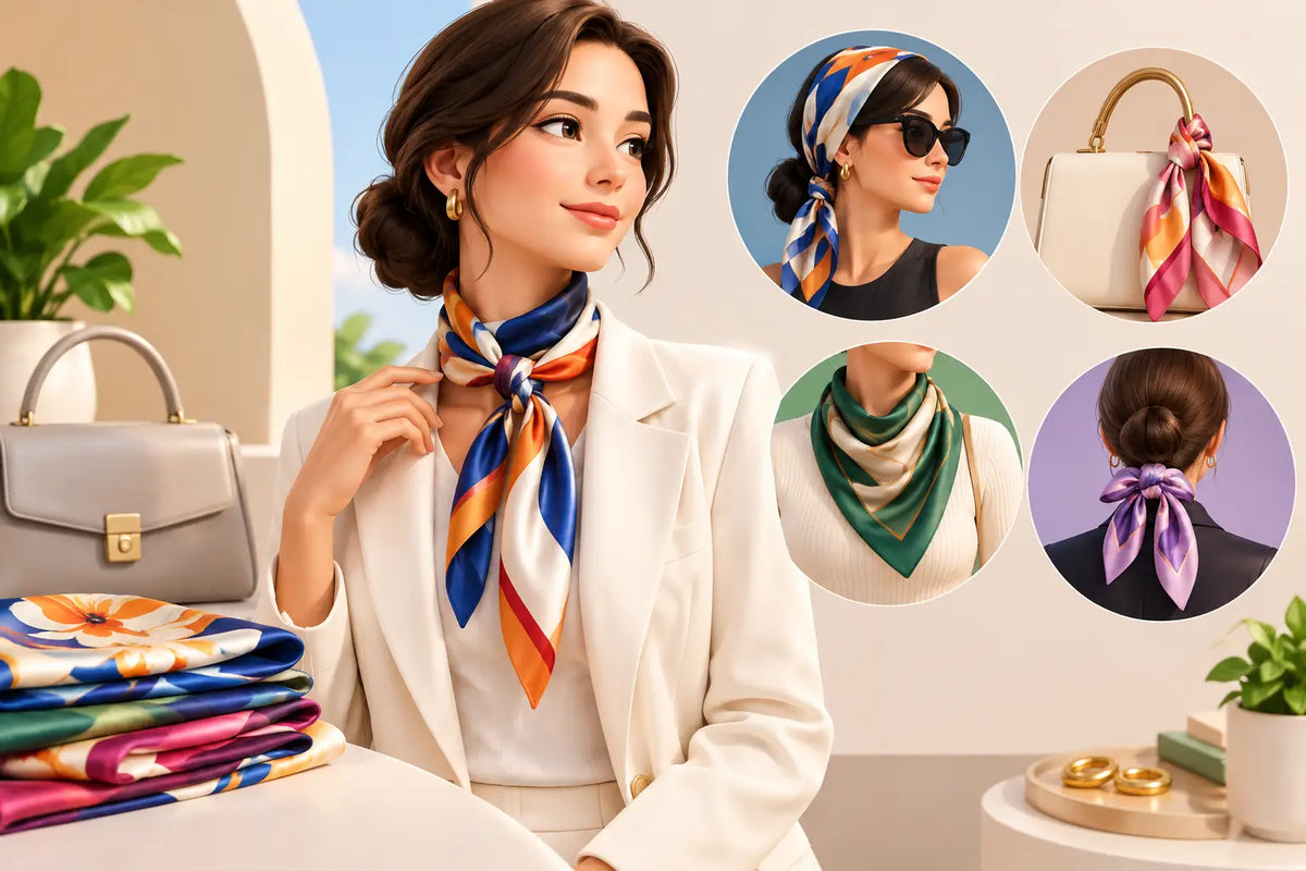 How to Style Silk Scarves With Modern Ease