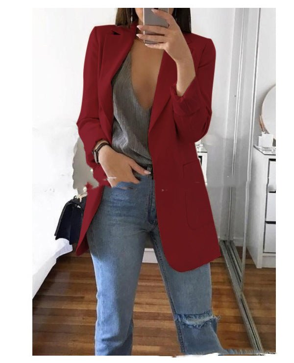 Lapel Slim Cardigan Temperament Blazer | Mode
