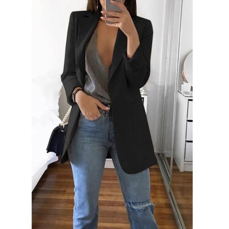 Lapel Slim Cardigan Temperament Blazer | Mode