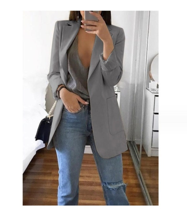 Lapel Slim Cardigan Temperament Blazer | Mode