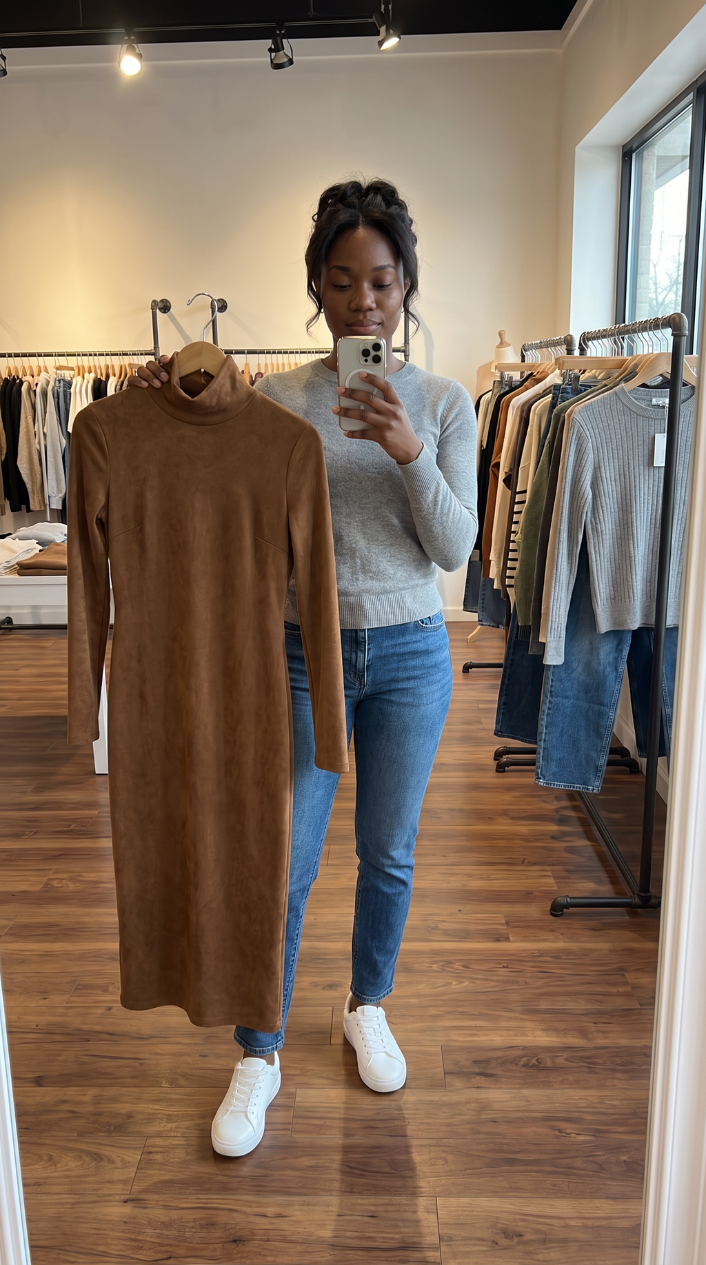 2026 New Autumn And Winter Sexy Slim Long-Sleeved Bottoming Dress For Women Slimming Look With Coat And Elegant Hip-Hugging Skirt
