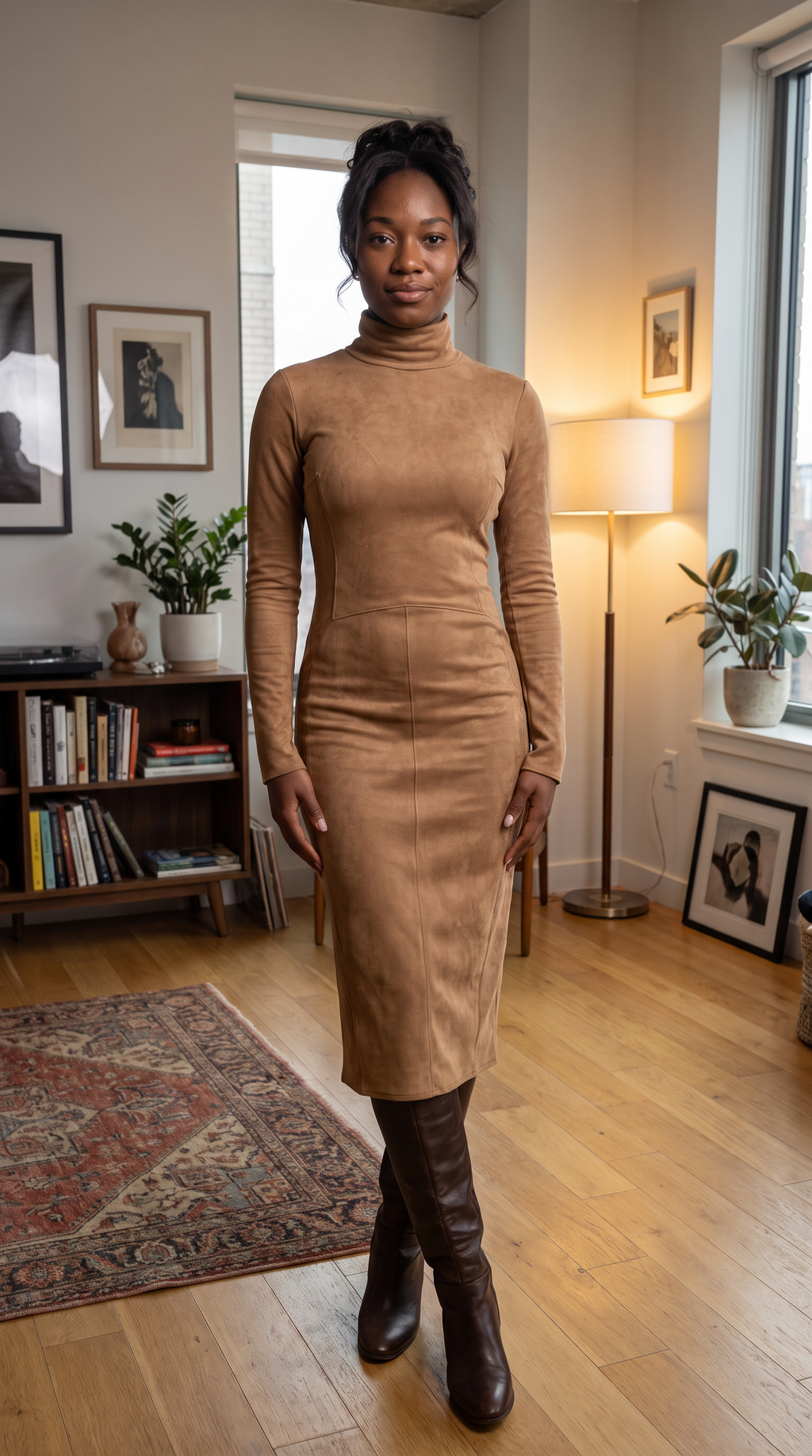 2026 New Autumn And Winter Sexy Slim Long-Sleeved Bottoming Dress For Women Slimming Look With Coat And Elegant Hip-Hugging Skirt