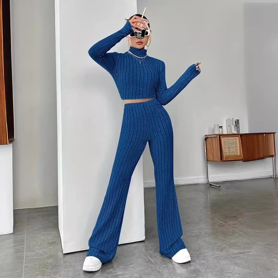 Women Fall Winter Loose Sweatshirt Two Piece Set Long Sleeve Top And Pants Outfit Casual Inner Matching Suit | Mode