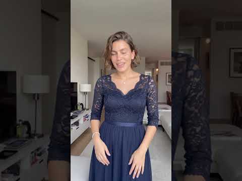 6 Color 5 Size New European And American Hot Selling Amazon Dress Lace Stitching Long Waisted Noble Dress Dress