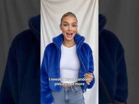 Women Cropped Faux Fur Zip Up Stand Collar Jacket