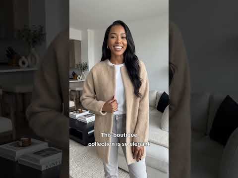 Cardigan Boutoné Uni Automne